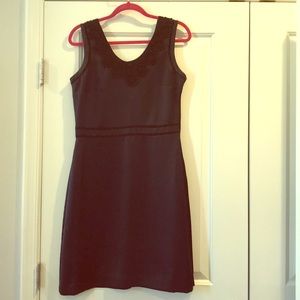 Beautiful navy and black dress banana republic